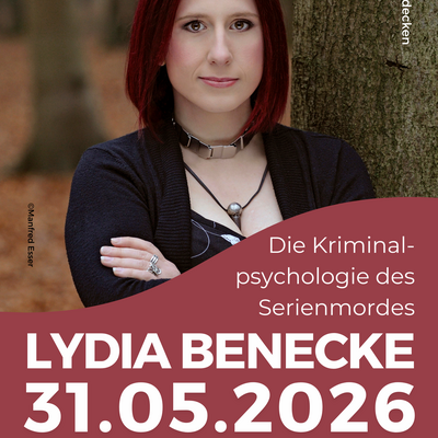 Plakat Lydia Benecke
