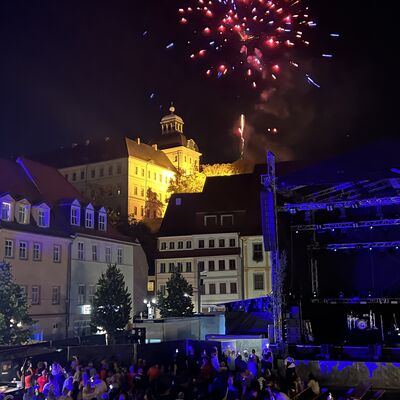 Abschlussfeuerwek Weißenfelser Altstadtfest